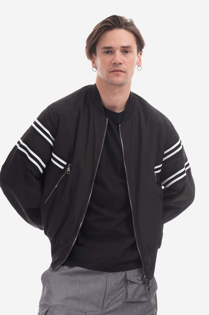 Oboustranná bomber bunda Neil Barett Reversible Oversixed Bomb PBSP051R-U004C 1179 PBSP051R.U004C