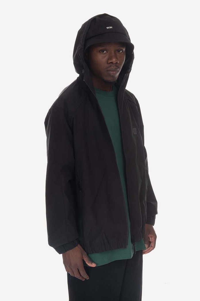 Bunda Wood Wood Hector Crispy Tech Jacket 12245104-1283 BLACK 12245104.1283