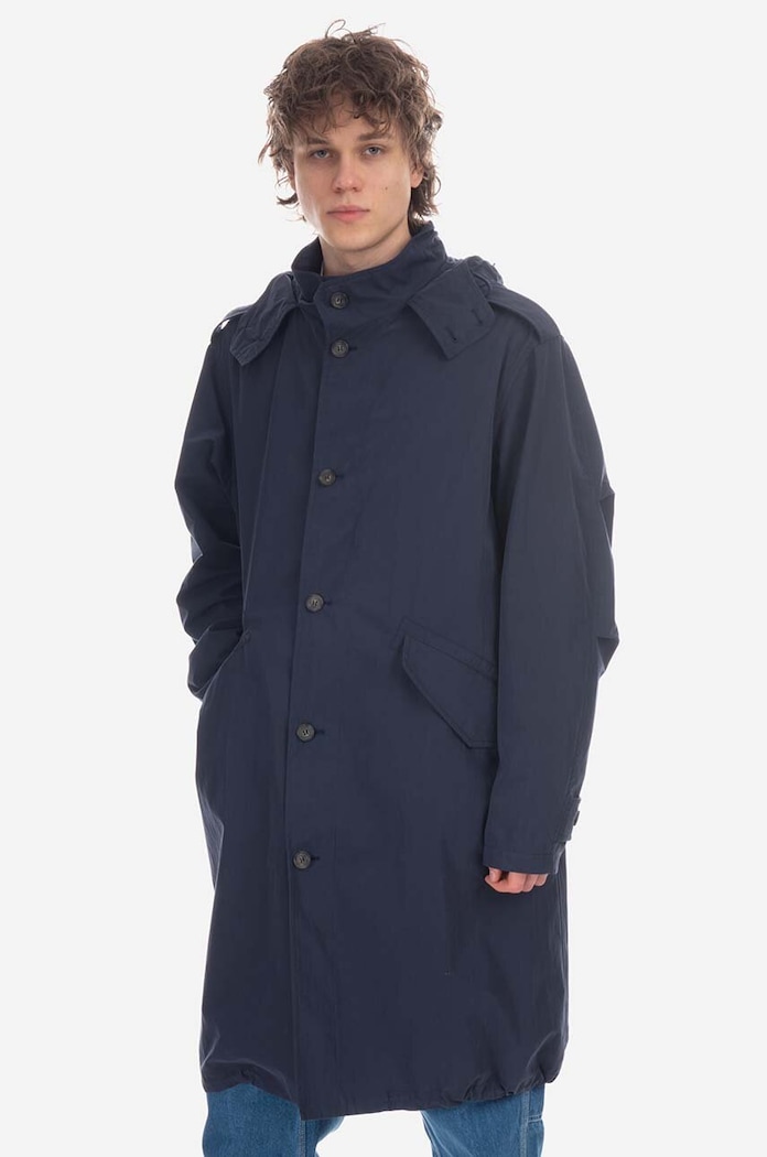 Bunda A.P.C. Parka Antonny tmavomodrá COETZ.M30192