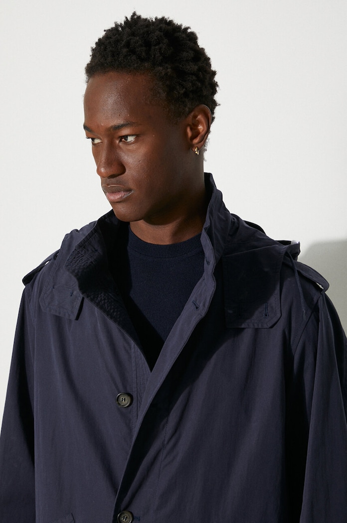 A.P.C. kurtka COETZ.M30192 granatowy