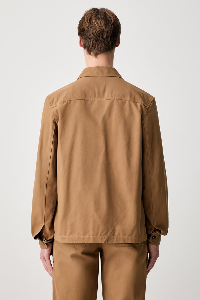 Ρούχα A.P.C. A.P.C. Veste Chico COGBJ-H02800 CARAMEL μπουφάν βαμβακερό Ανδρικό COGBJ.H02800 καφέ