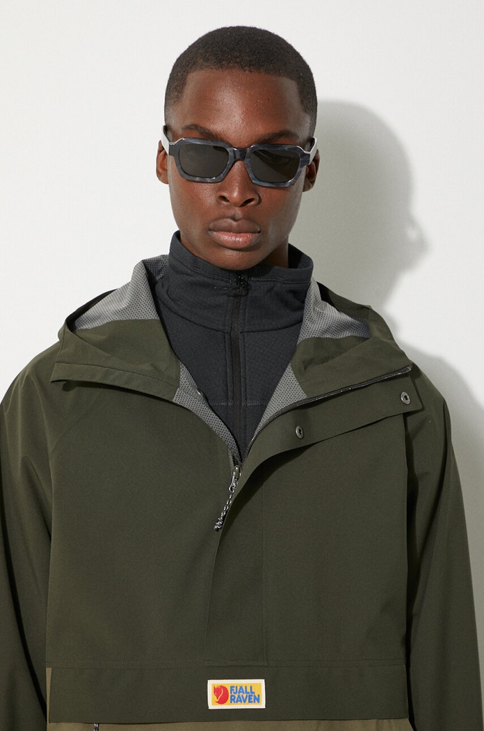Fjallraven giacca impermeabile Vardag Hydratic Anorak F86688.662.625 verde