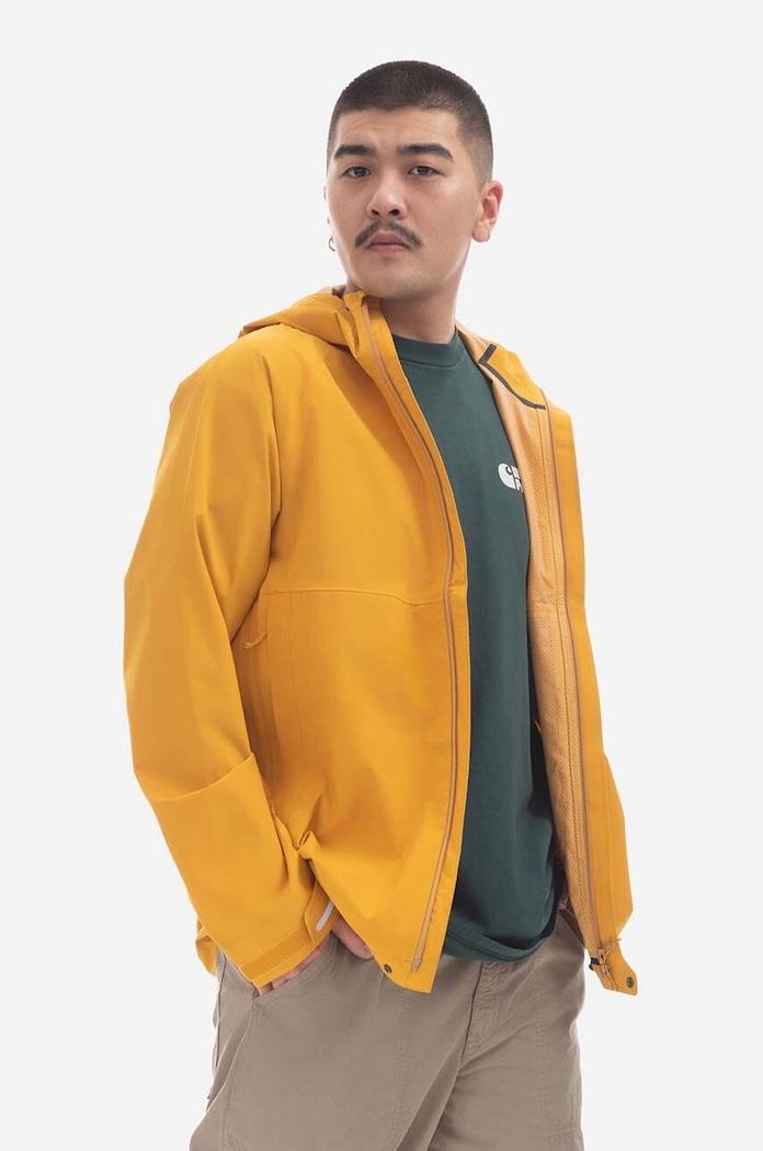 Ρούχα Αδιάβροχο μπουφάν Fjallraven Hydratic Trail Jacket F86984.161 κίτρινο