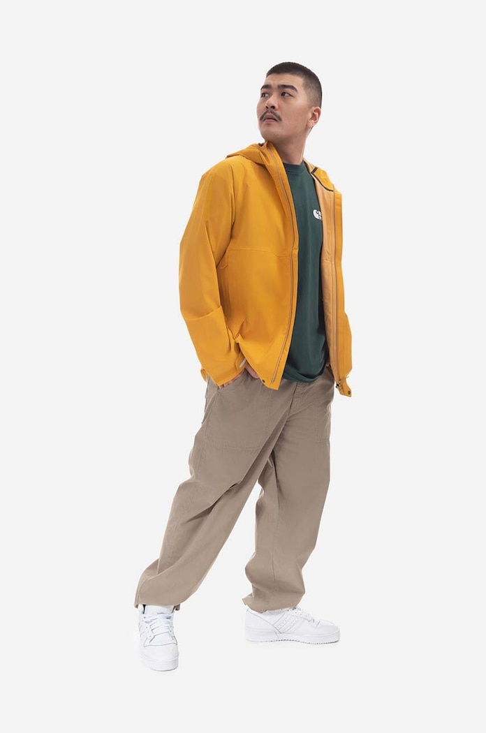 Αδιάβροχο μπουφάν Fjallraven Hydratic Trail Jacket κίτρινο F86984.161