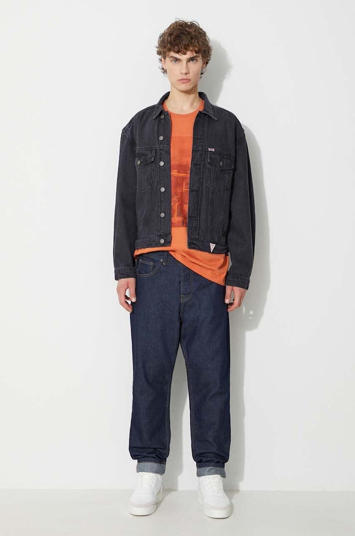 Guess kurtka jeansowa Kit Trucker M3GG77.D4Y50 czarny AA00