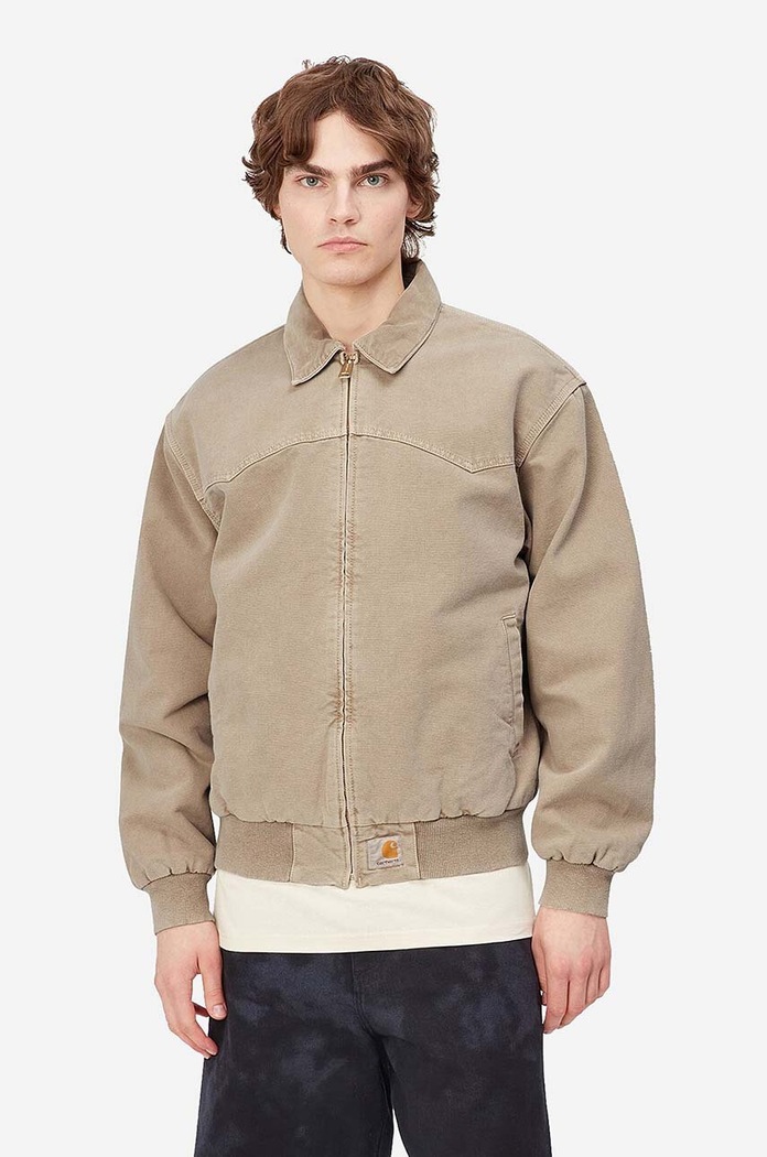 Odzież Carhartt WIP kurtka bawełniana OG Santa Fe I030288 beżowy