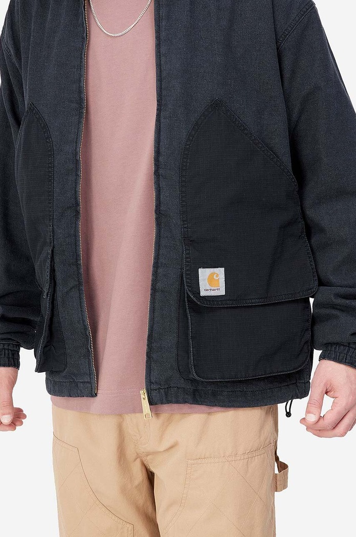 Carhartt WIP kurtka jeansowa Alma I031930 czarny