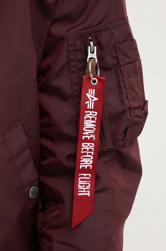 Bunda Alpha Industries 191103 burgundské