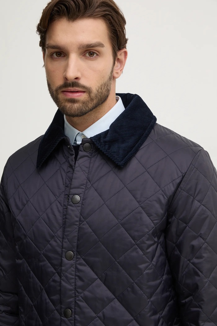 Μπουφάν Barbour le Quilt MQU0001 σκούρο μπλε