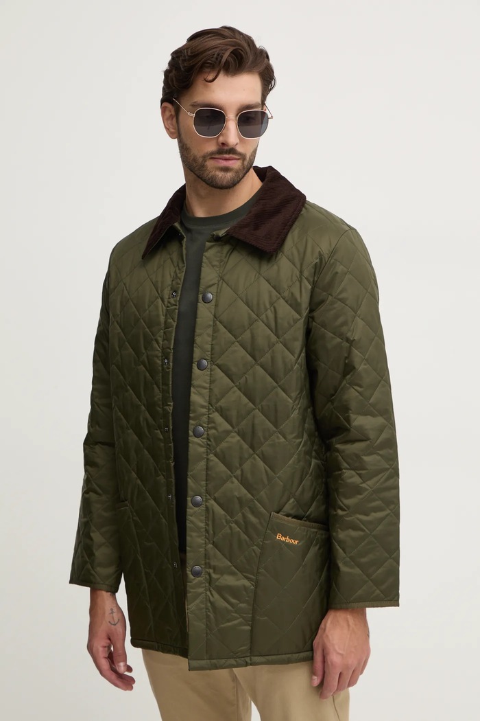 Bunda Barbour le Quilt oversize zelená MQU0001