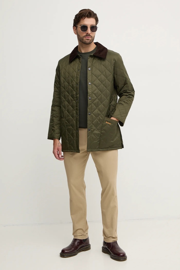 Bunda Barbour le Quilt MQU0001 zelená AA00