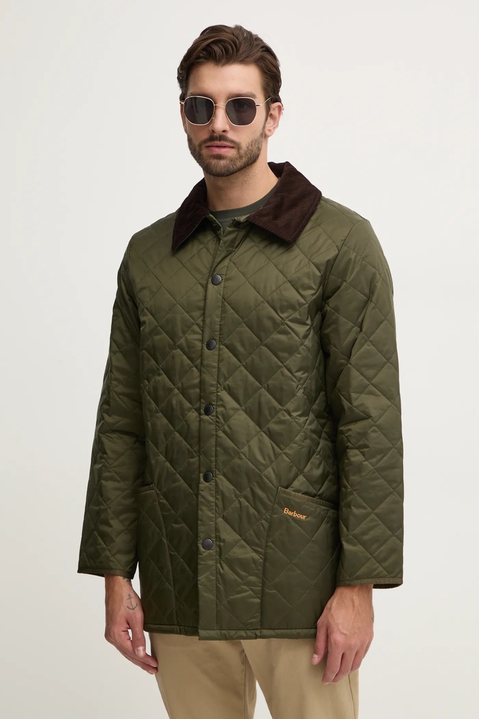 Bunda Barbour le Quilt zelená MQU0001