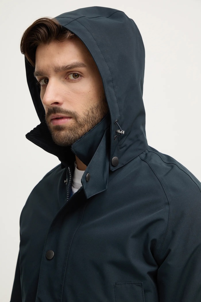 Barbour giacca Winter Ashby Jacket MWB1001 blu navy