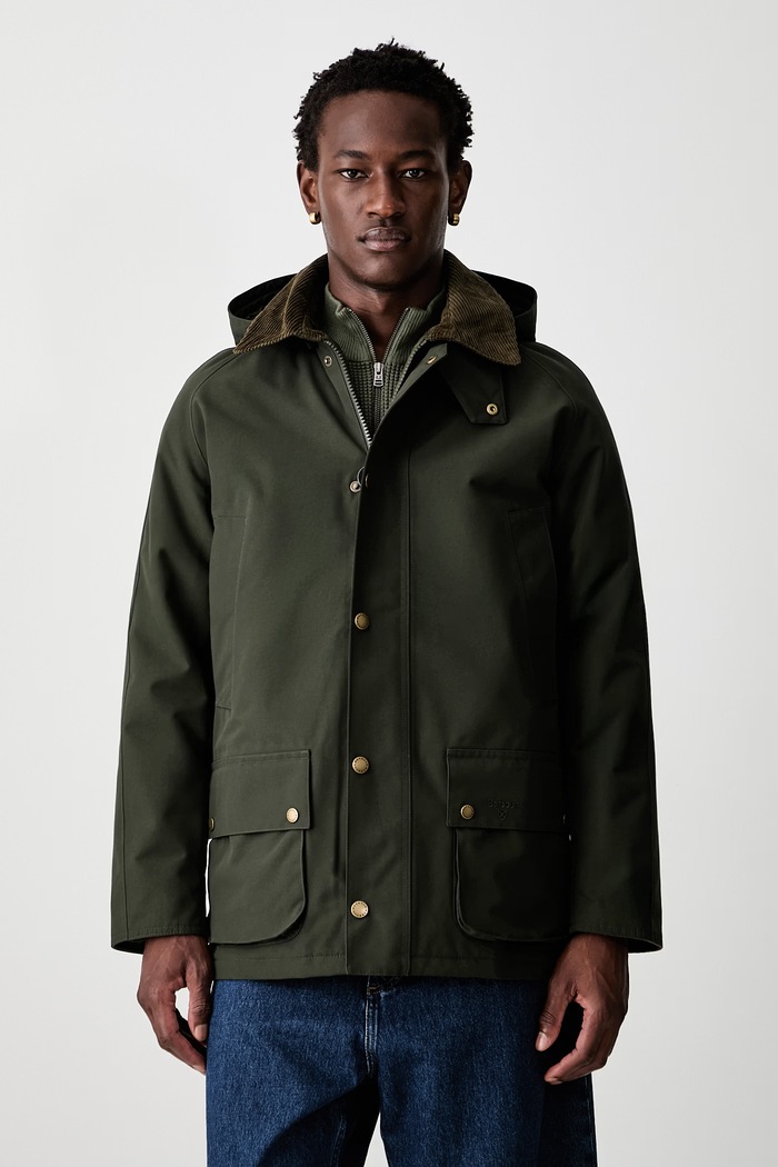 Barbour куртка для мужчин ASHBY с подкладкой зелёный MWB1001