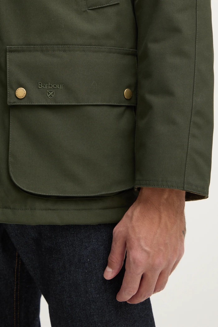 Barbour kurtka Winter Ashby Jacket MWB1001 zielony