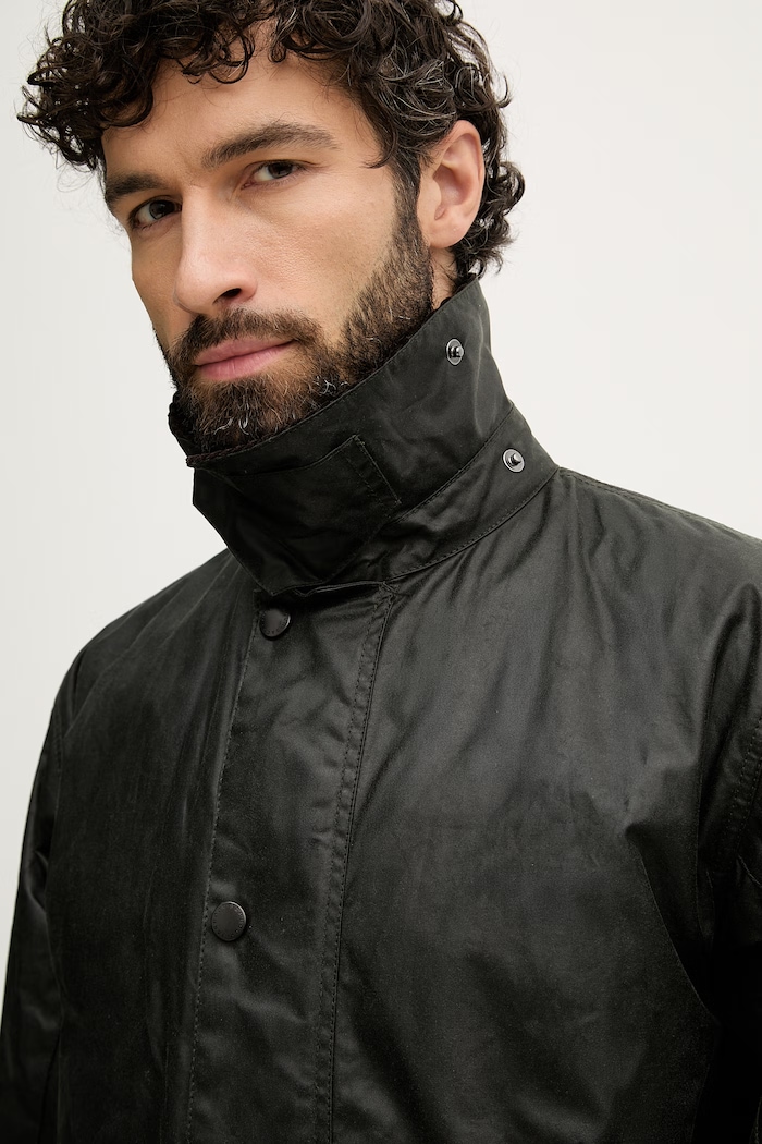Barbour длинная куртка из хлопка для мужчин зелёный MWX0008