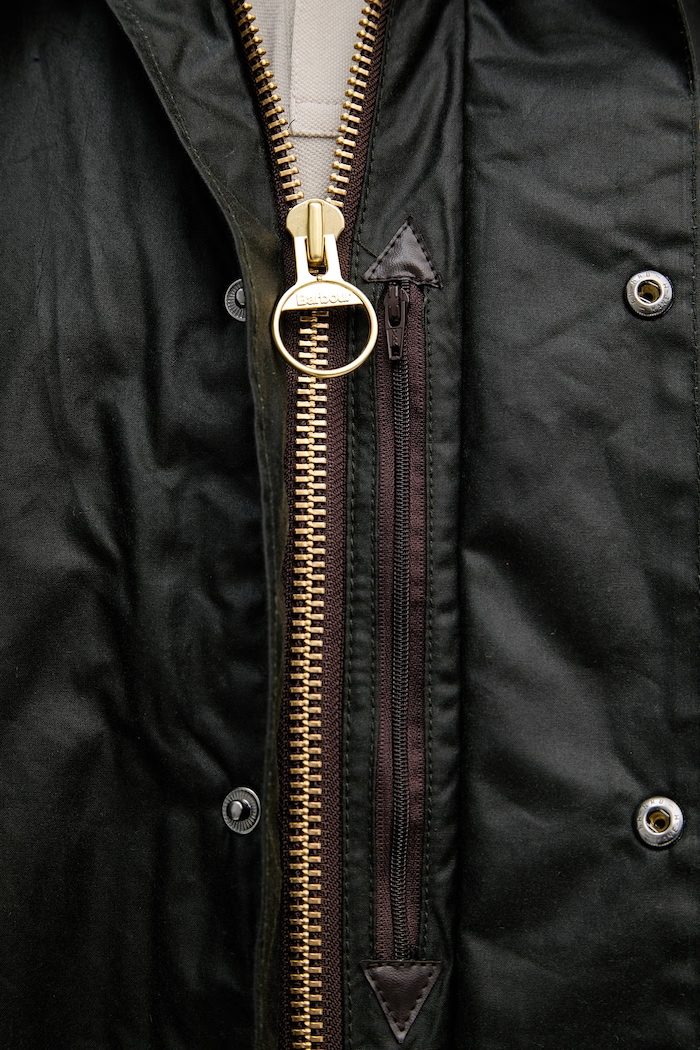 Barbour длинная куртка из хлопка для мужчин MWX0008 зелёный