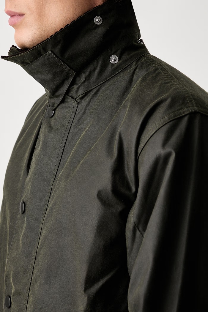 Barbour długa kurtka męska bawełniana MWX0008