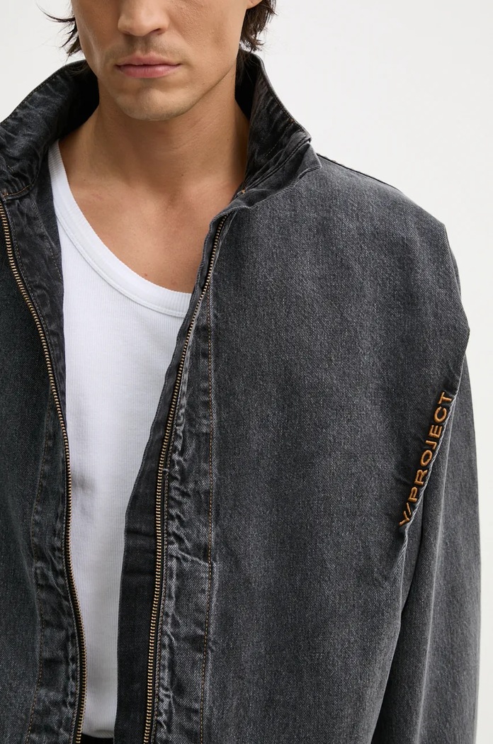 Τζιν μπουφάν Y/Project EVERGREEN PINCHED LOGO DENIM WINDBREAKER 207JA002
