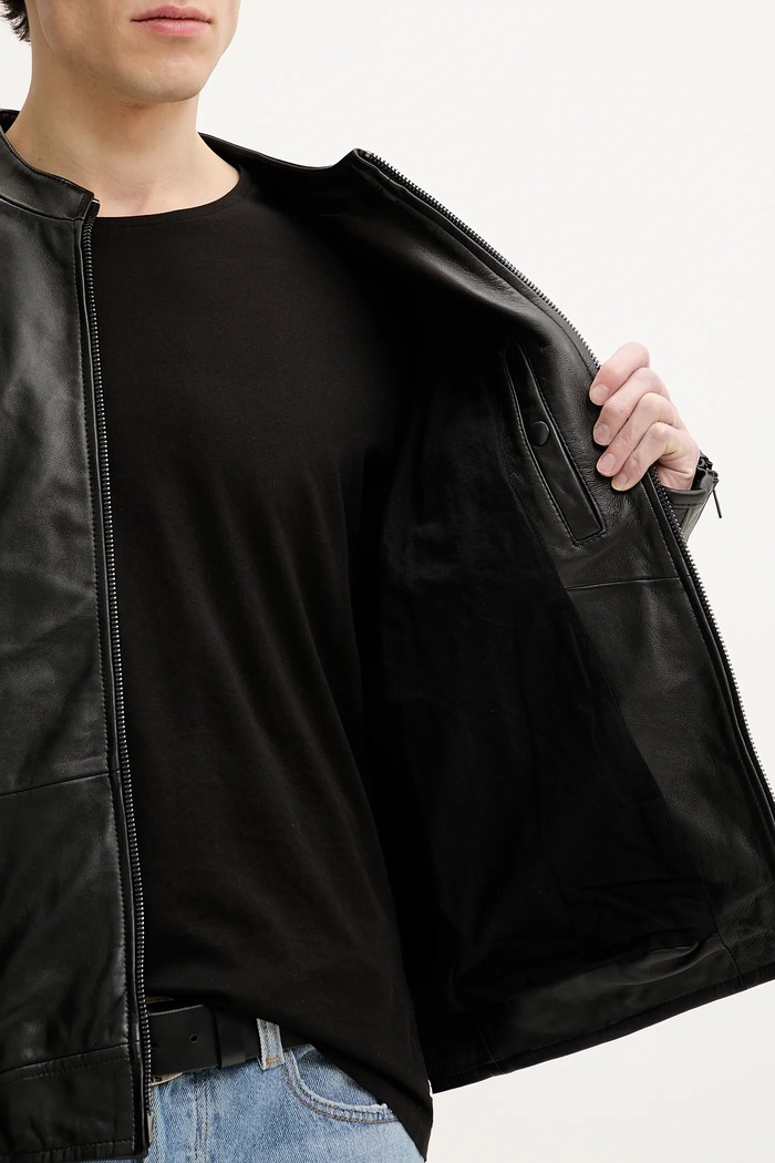 Kožená bunda Diesel L-KRIXY JACKET A16866.0EPAU
