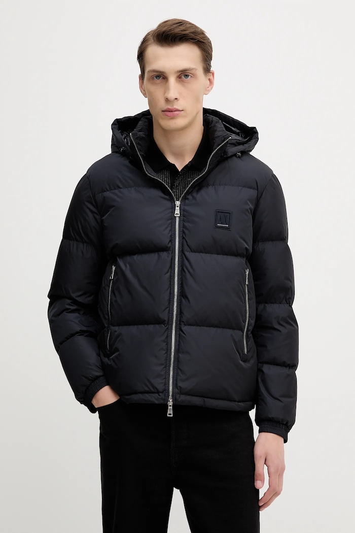 Armani Exchange geacă de puf cu captuseala bleumarin XM000348.AF12286