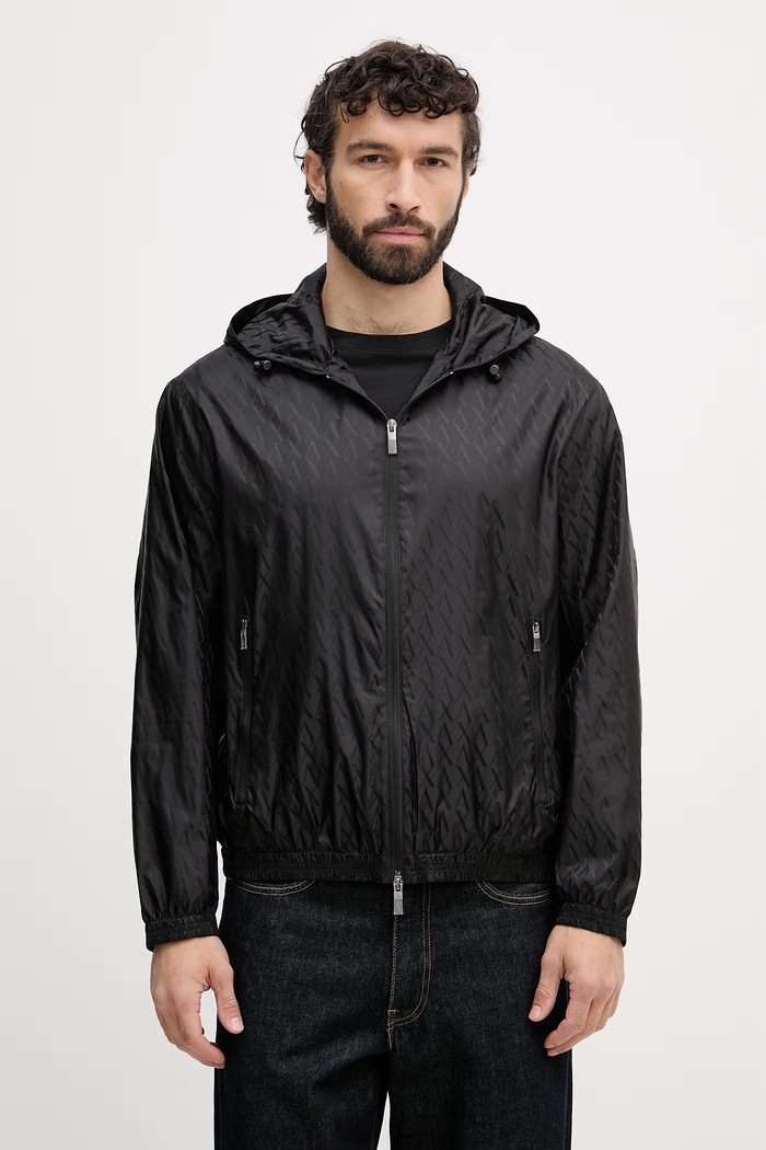 Armani Exchange prechodná bunda pánska čierna XM001582.AF16628.NOS