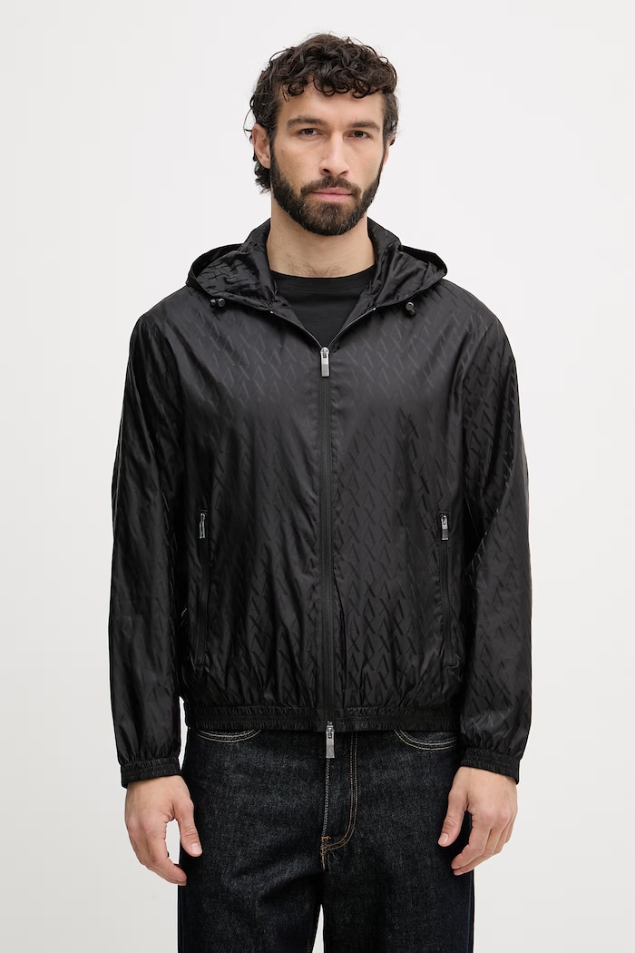 Armani Exchange prechodná bunda pánska čierna XM001582.AF16628.NOS