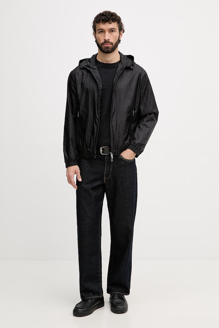 Armani Exchange prechodná bunda pánska XM001582.AF16628.NOS čierna AA00