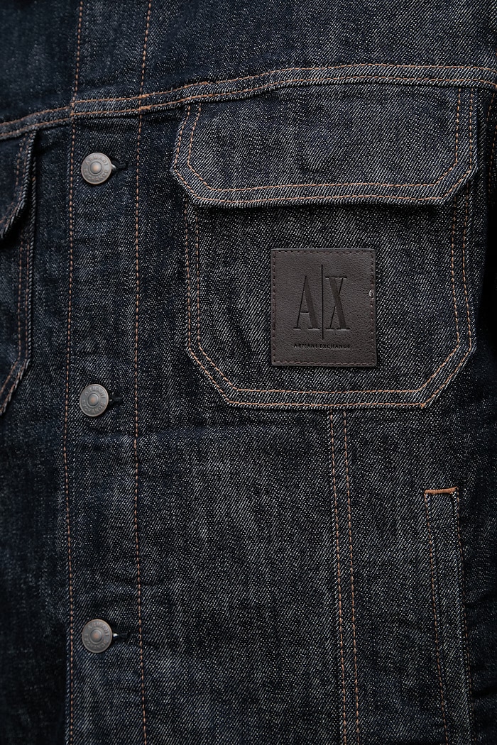 Armani Exchange jakna za muškarce traper XM000343.AF12284.NOS mornarsko plava