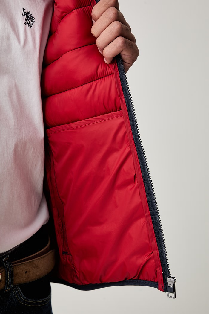 U.S. Polo Assn. bezrękawnik męski Bound Quilted Gilet MUP3267