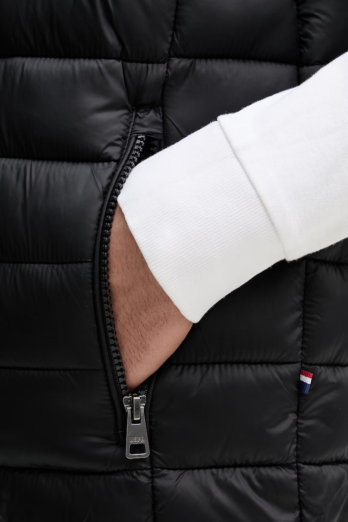 U.S. Polo Assn. vestă pentru bărbați Bound Quilted Gilet MUP3267 negru