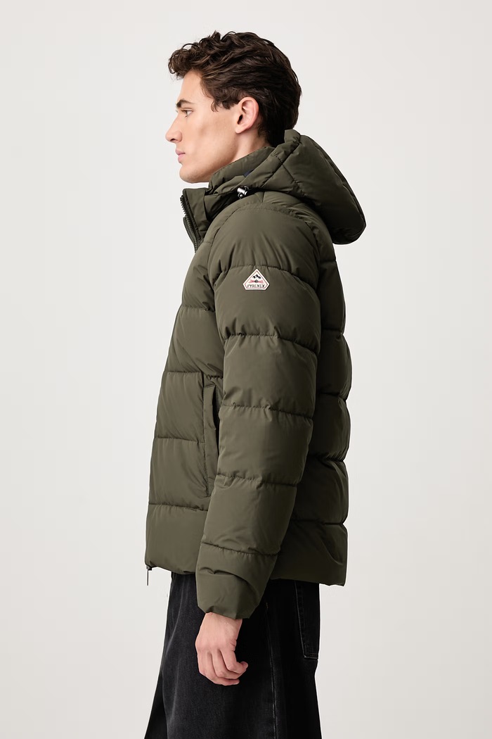 Spoutnic Mini Ripstop geacă cu puf pentru bărbați Pyrenex HMY022P verde