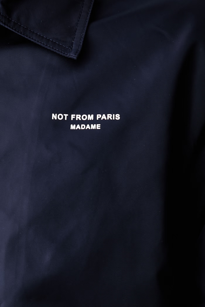 Drôle de Monsieur Slogan kurtka męska PERM.JT296.PA014 granatowy