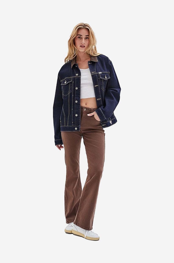 Odzież Guess Originals kurtka jeansowa bawełniana Deer Denim M2BG71.D4DP2 granatowy