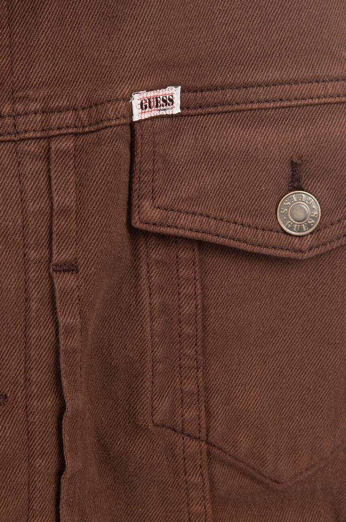 Guess Originals kurtka jeansowa Kit Denim M2BG71.D4QQ0 brązowy
