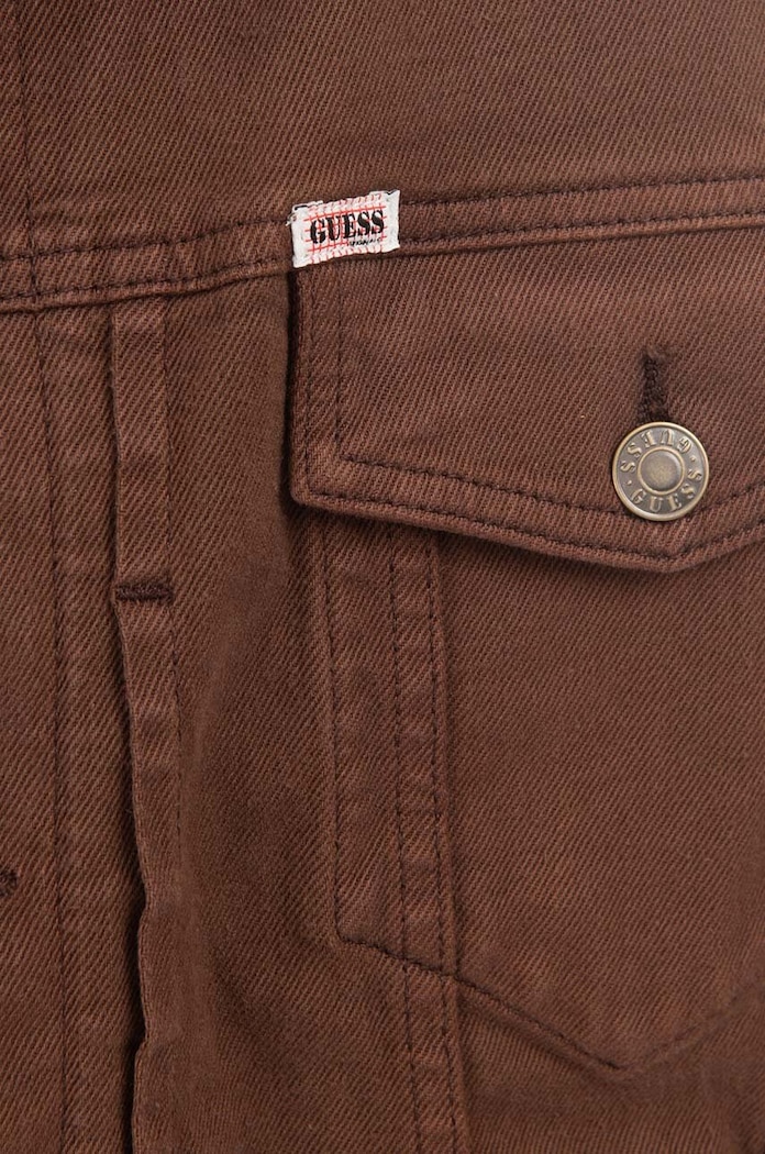 Guess Originals kurtka jeansowa Kit Denim M2BG71.D4QQ0 brązowy
