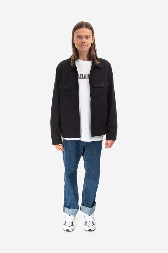 Traper jakna PLEASURES Temper Work Jacket P22F029 crna AA00