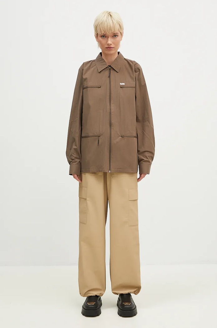 Jakna Rains Woven Shirt 18690 Wood Wood 18690.WOOD
