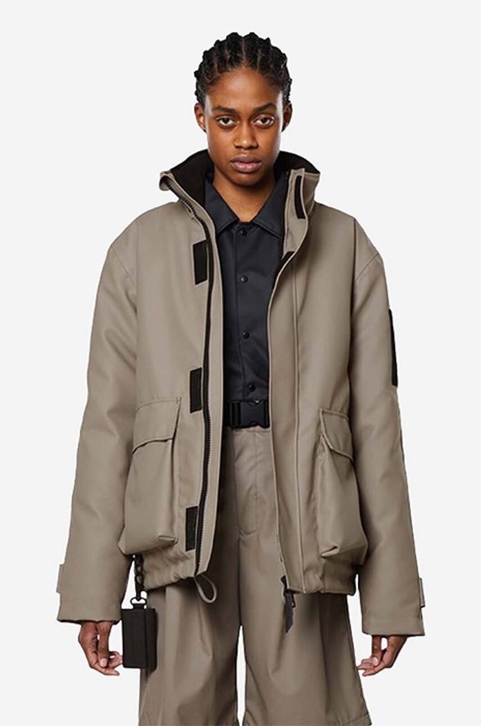 Oblečení Bunda Rains Glacial Jacket 1527.TAUPE hnědá
