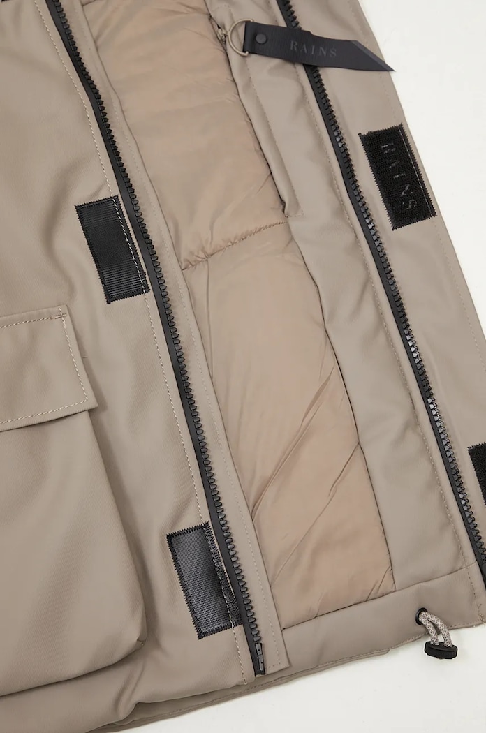 Jakna Rains Glacial Jacket Rains smeđa 1527.TAUPE