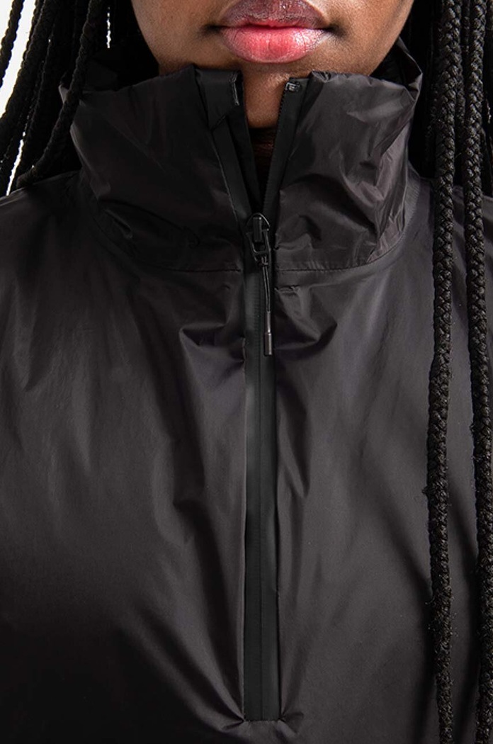 Bunda Rains Padded Nylon Anorak 15490 BLACK 15490.BLACK