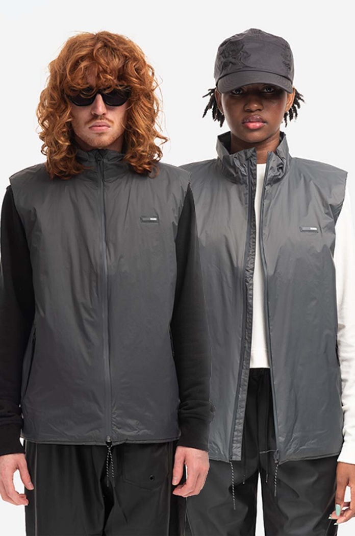 Vesta Rains Padded Nylon Vest 15460 SLATE přechodné šedá 15460.SLATE