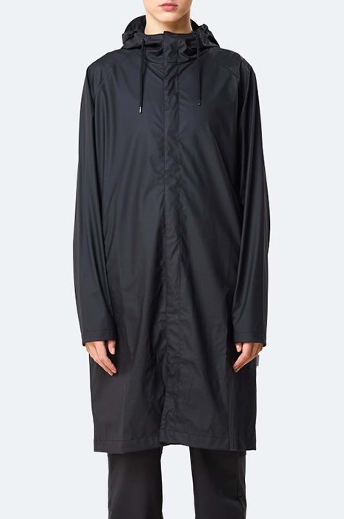 Rains rain jacket Płaszcz Rains black 1256.BLACK