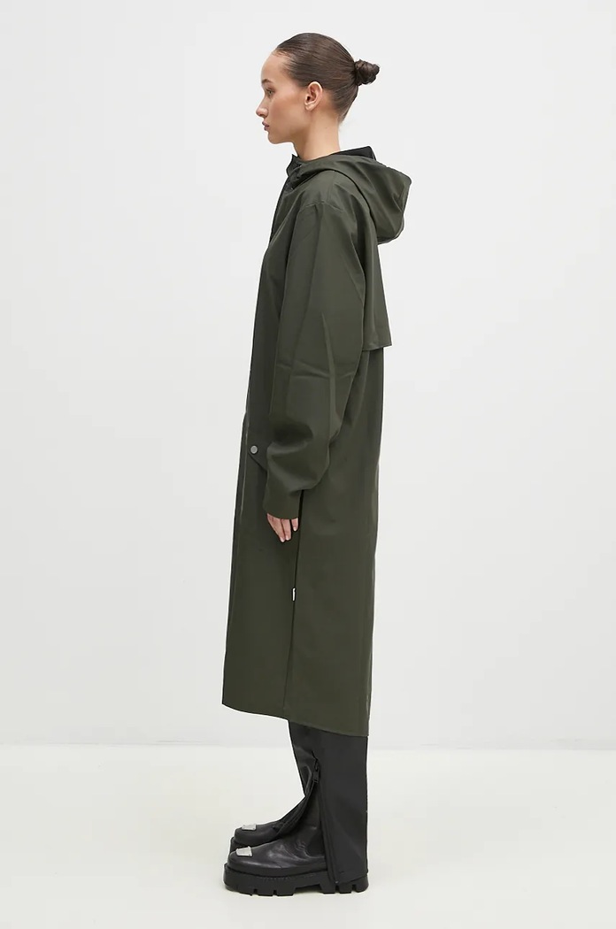 Одежда Дождевик Rains Longer Jacket 18360.GREEN зелёный