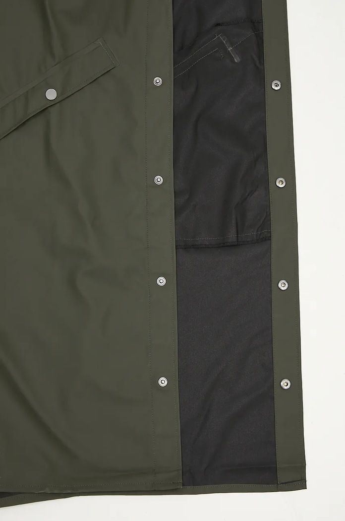 Дождевик Rains Longer Jacket 18360.GREEN зелёный