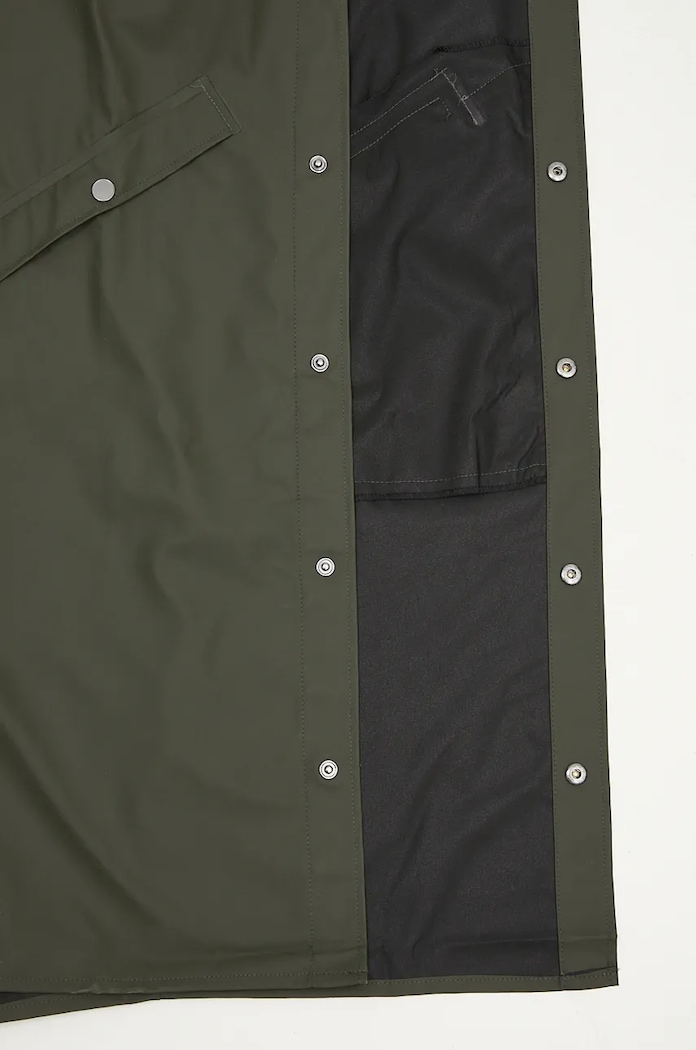 Дождевик Rains Longer Jacket 18360.GREEN зелёный