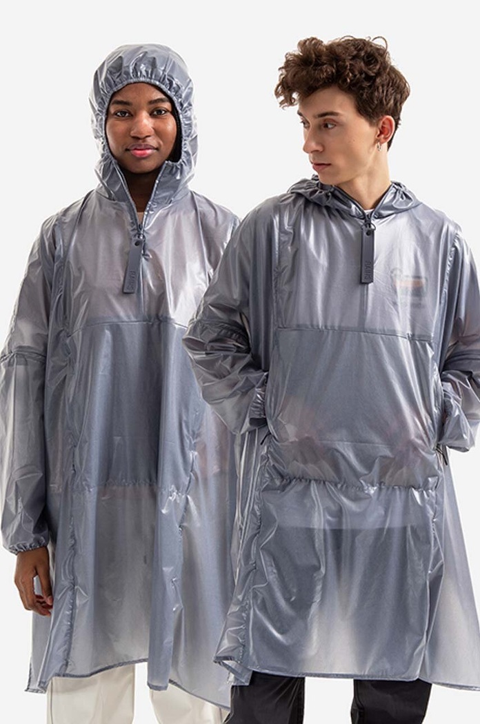 Rains rain jacket Long Ultralight with blue 18770.RIVER