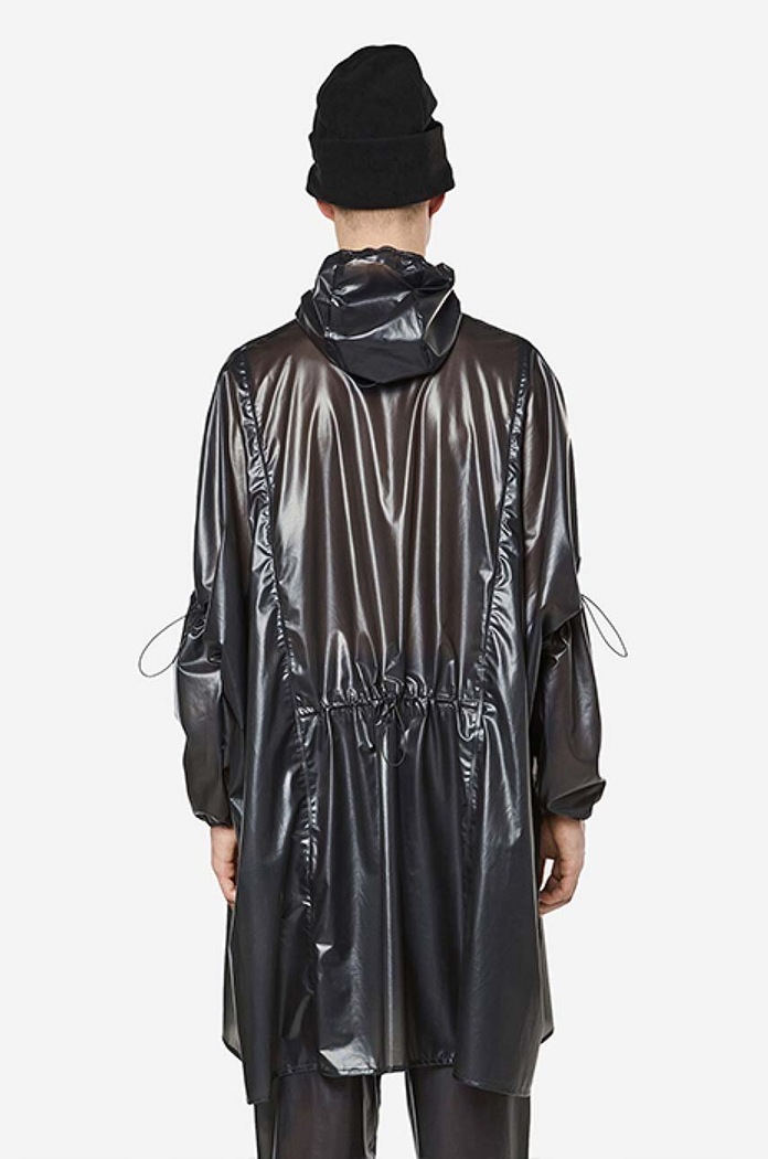 Oblečení Nepromokavá bunda Rains Long Ultralight Anorak 18810 BLACK 18810.BLACK černá