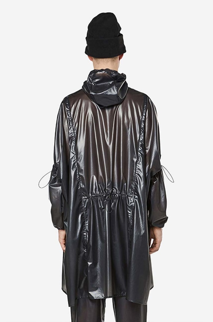 Oblečení Nepromokavá bunda Rains Long Ultralight Anorak 18810 BLACK 18810.BLACK černá
