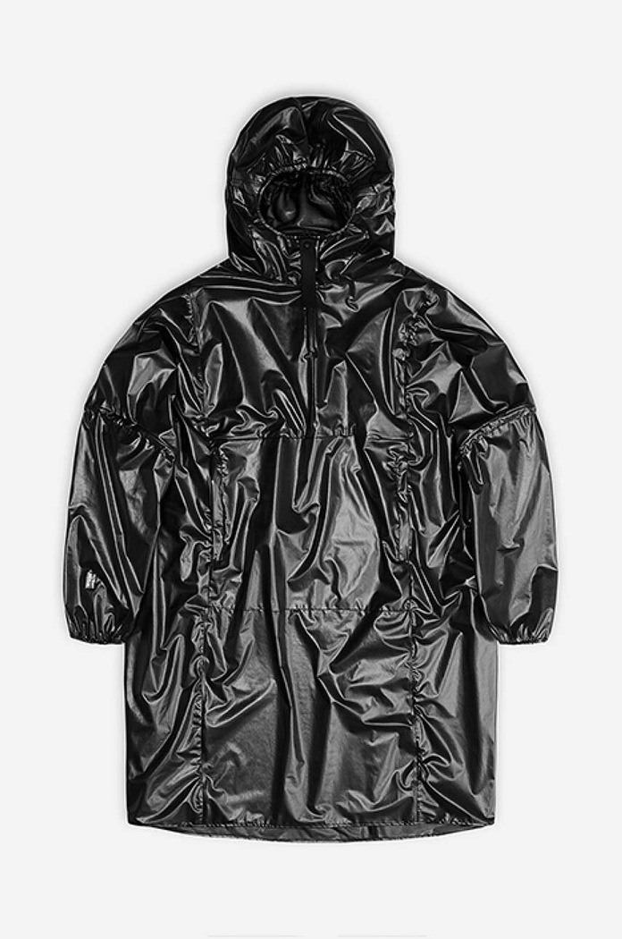 Nepromokavá bunda Rains Long Ultralight Anorak 18810 BLACK černá 18810.BLACK